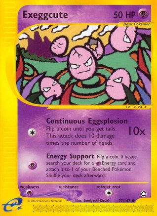Exeggcute (77)/147 - Aquapolis