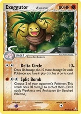 Exeggutor (Delta Species)/110 - Holon Phantoms Reverse Holofoil