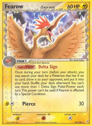 Fearow (Delta Species)/100 - Crystal Guardians