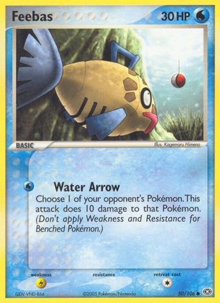 Feebas - 050/106 50/106 - Emerald Reverse Holofoil