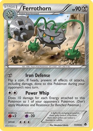 Ferrothorn (73)/98 - Emerging Powers Reverse Holofoil