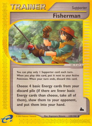 Fisherman/144 - Skyridge Reverse Holofoil