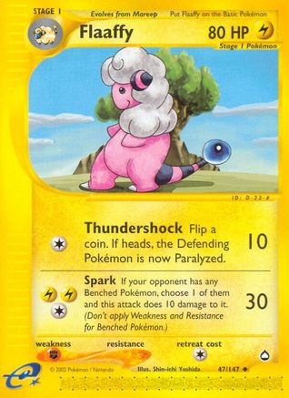 Flaaffy/147 - Aquapolis Reverse Holofoil