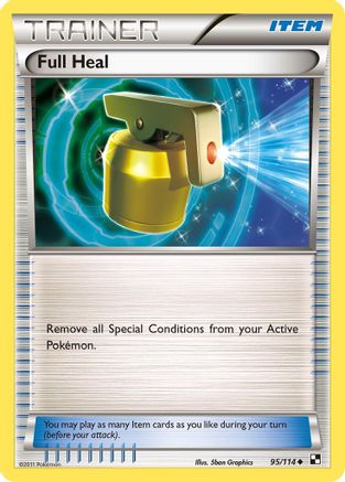 Full Heal/114 - Black and White Reverse Holofoil