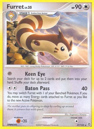 Furret/132 - Secret Wonders Reverse Holofoil