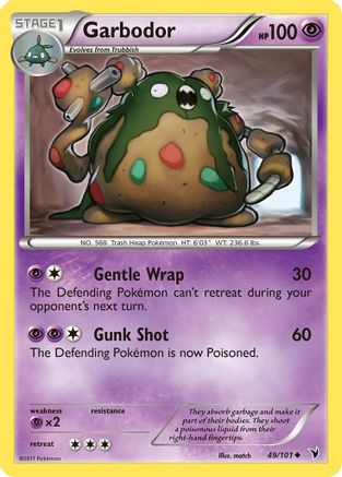 Garbodor/101 - Noble Victories Reverse Holofoil