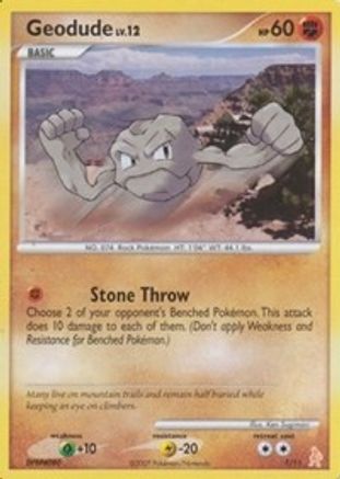Geodude - DP Trainer Kit Manaphy & Lucario