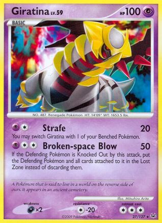 Giratina (27)/127 - Platinum Reverse Holofoil