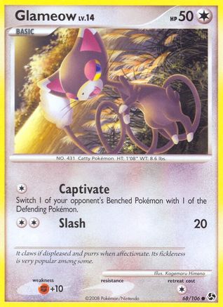 Glameow/106 - Great Encounters Reverse Holofoil