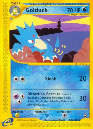 Golduck (50a)/147 - Aquapolis Reverse Holofoil