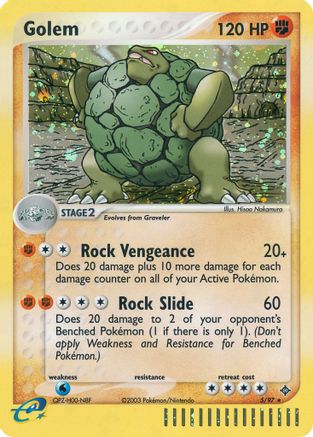 Golem/97 - Dragon Reverse Holofoil