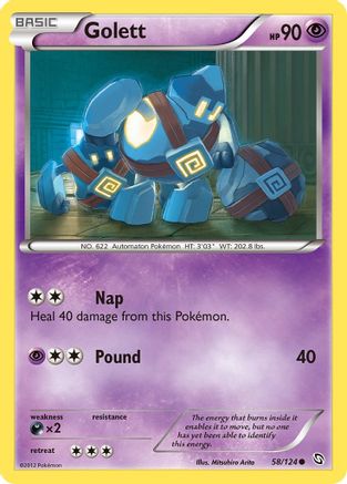 Golett/124 - Dragons Exalted Reverse Holofoil