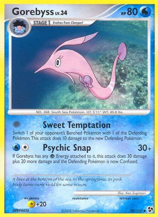 Gorebyss/106 - Great Encounters Reverse Holofoil