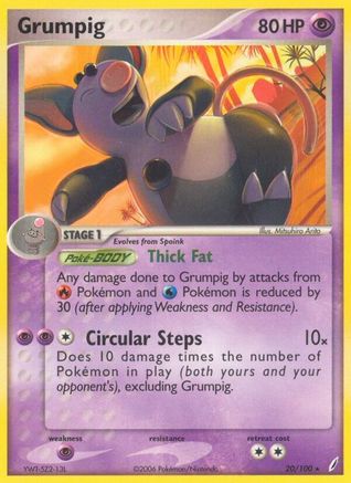 Grumpig/100 - Crystal Guardians