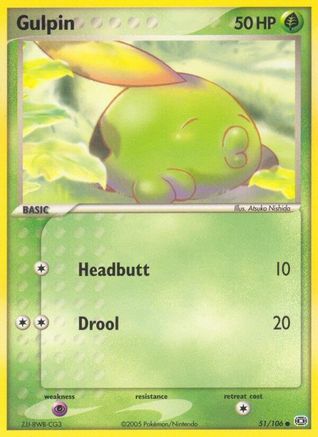 Gulpin/106 - Emerald Reverse Holofoil