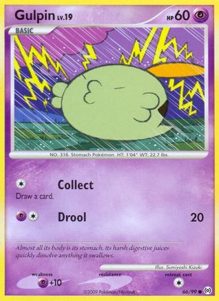 Gulpin (66) 66/99 - Arceus Reverse Holofoil