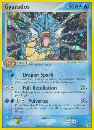 Gyarados/107 - Deoxys Reverse Holofoil