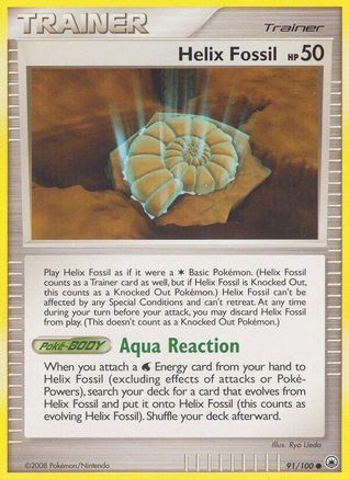Helix Fossil/100 - Majestic Dawn Reverse Holofoil