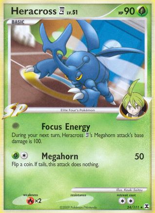 Heracross E4/111 - Rising Rivals Reverse Holofoil