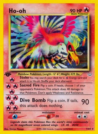 Ho-oh (7)/64 - Neo Revelation Unlimited Holofoil