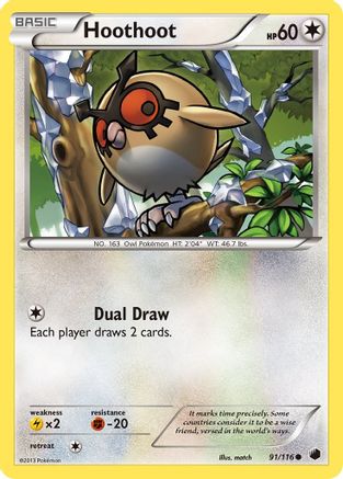 Hoothoot/116 - Plasma Freeze Reverse Holofoil