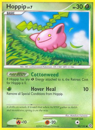 Hoppip/132 - Secret Wonders Reverse Holofoil