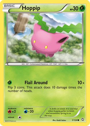 Hoppip/124 - Dragons Exalted Reverse Holofoil