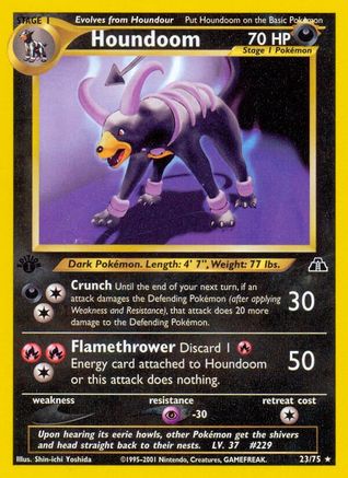 Houndoom (23) 23/75 - Neo Discovery Unlimited