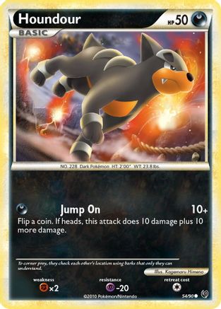 Houndour (54) 54/90 - Undaunted Reverse Holofoil