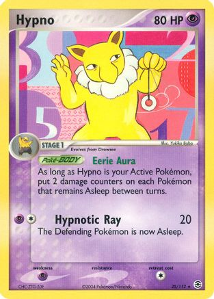 Hypno/112 - FireRed & LeafGreen Reverse Holofoil