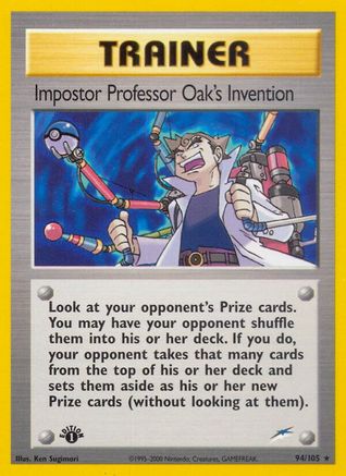 Impostor Professor Oak's Invention/105 - Neo Destiny 1st Edition