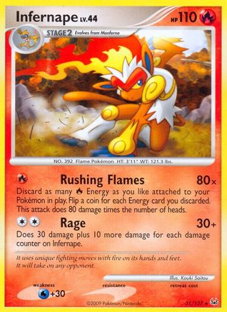 Infernape/127 - Platinum
