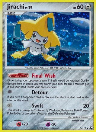 Jirachi/111 - Rising Rivals Holofoil