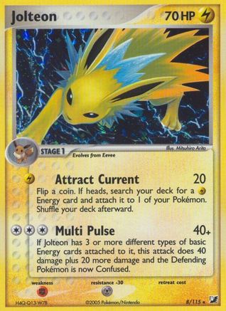 Jolteon/115 - Unseen Forces Reverse Holofoil