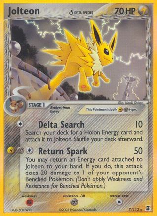 Jolteon (Delta Species) 7/113 - Delta Species