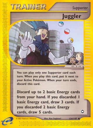 Juggler/147 - Aquapolis Reverse Holofoil