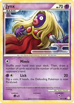 Jynx 69/123 - HeartGold SoulSilver