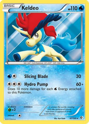 Keldeo (47)/149 - Boundaries Crossed Holofoil