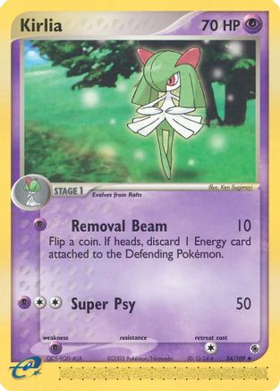 Kirlia - 34/109/109 - Ruby and Sapphire