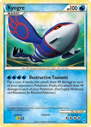 Kyogre/95 - Call of Legends Holofoil