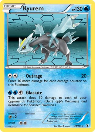 Kyurem/101 - Noble Victories Reverse Holofoil