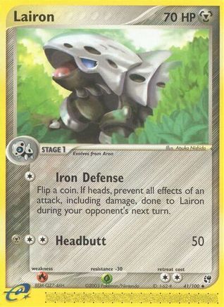 Lairon/100 - Sandstorm Reverse Holofoil