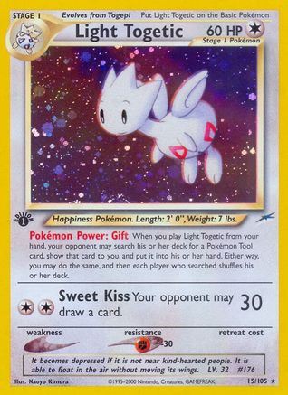 Light Togetic/105 - Neo Destiny 1st Edition Holofoil