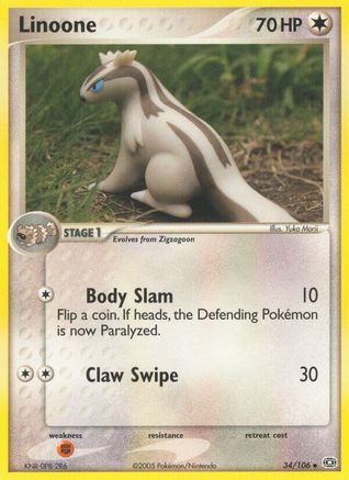 Linoone/106 - Emerald Reverse Holofoil