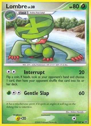 Lombre/127 - Platinum Reverse Holofoil