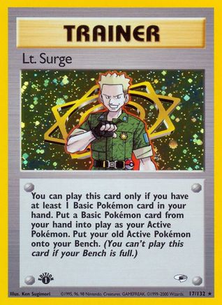 Lt. Surge (17) 17/132 - Gym Heroes