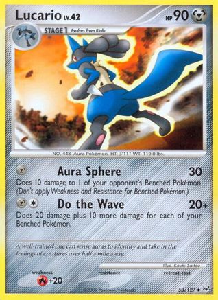 Lucario/127 - Platinum Reverse Holofoil