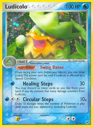 Ludicolo - 010/107/107 - Deoxys Reverse Holofoil