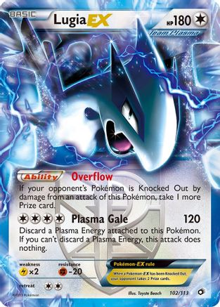 Lugia EX (Team Plasma) 102/113 - Legendary Treasures Holofoil
