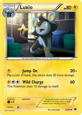 Luxio (44)/99 - Next Destinies Reverse Holofoil